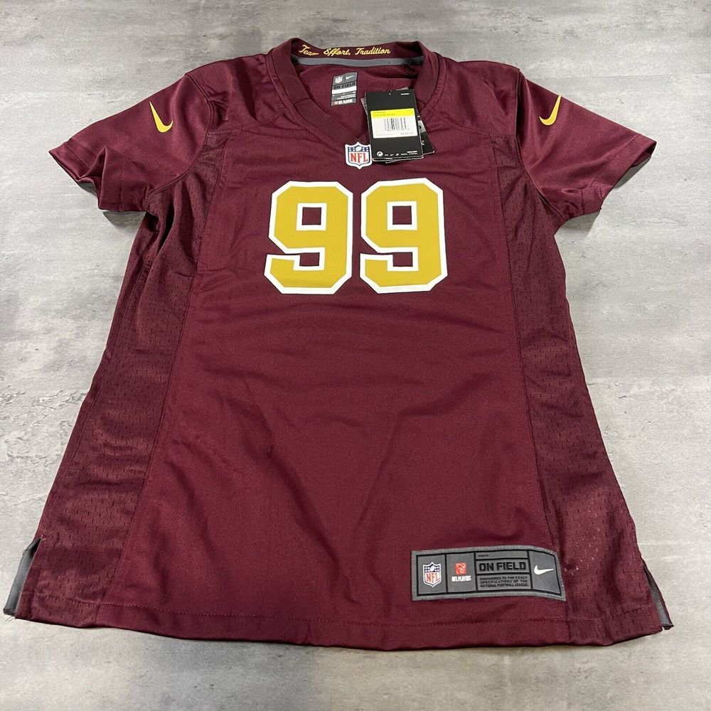 Washington Commanders Nike On Field Elite Chase Young Jersey Women Small New